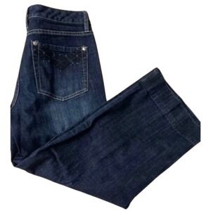 White House Black Market WHBM Women's Jeans Sz‎ 6 Embellished